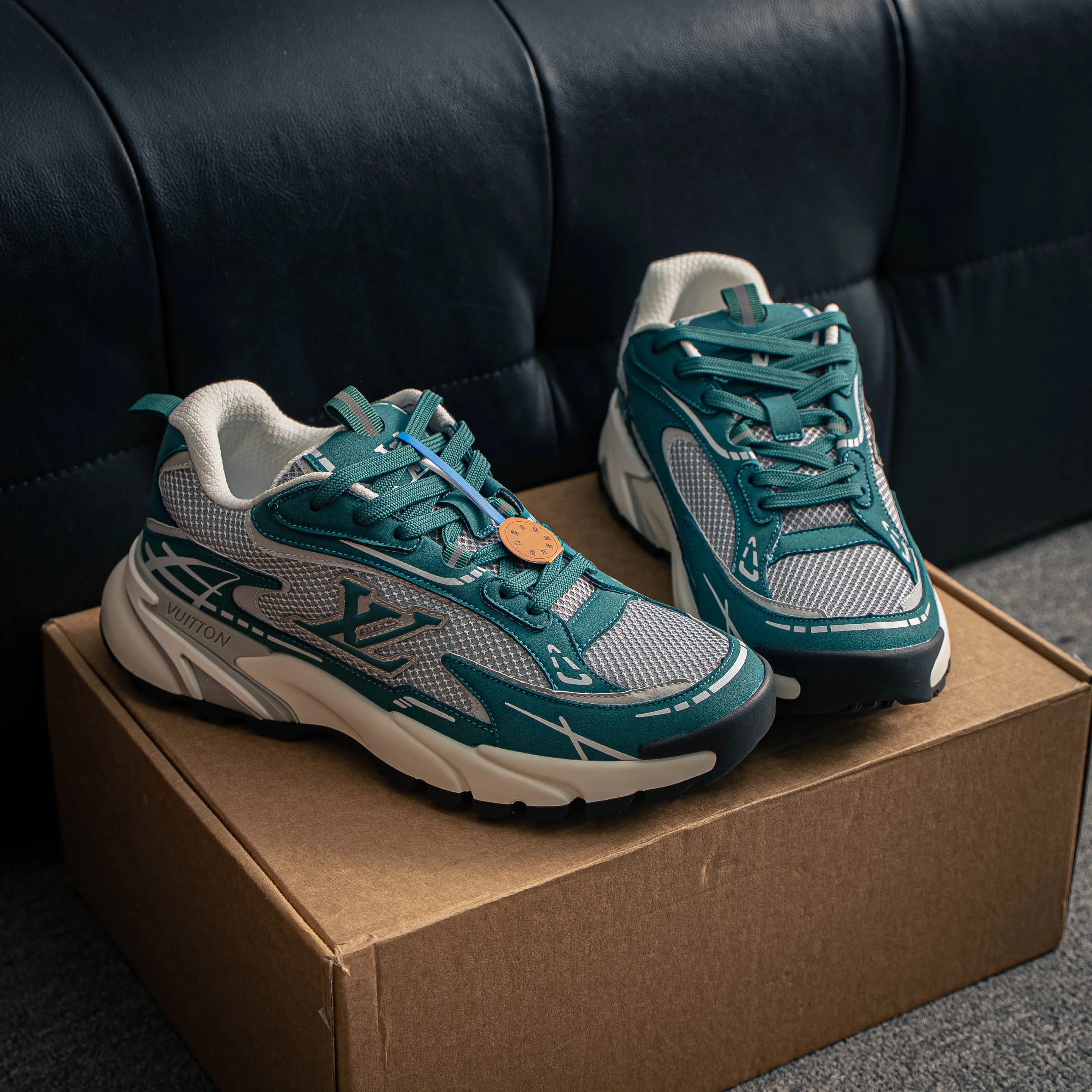 # Lv Tatic Runner Tatic Runner Series Platform Sole Chunky Sneakers， Retro Shoes ， 。Shoes ， "VUITTON